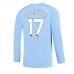 Billige Manchester City Kevin De Bruyne #17 Hjemmebane Fodboldtrøjer 2023-24 Langærmet
